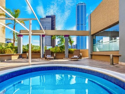 outdoor pool - hotel chn hotel monterrey centro,trademark col - monterrey, mexico