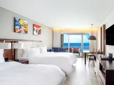 bedroom 1 - hotel hilton vallarta riviera - all inclusive - puerto vallarta, mexico