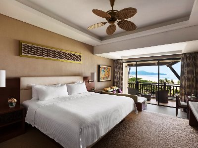 bedroom - hotel shangri-la's rasa ria - kota kinabalu, malaysia