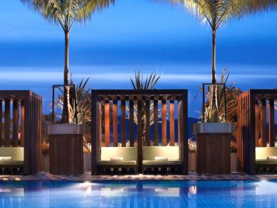 outdoor pool - hotel hyatt regency - kota kinabalu, malaysia