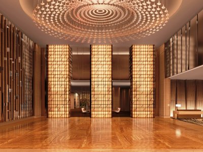 lobby - hotel kota kinabalu marriott - kota kinabalu, malaysia