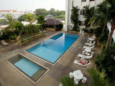 outdoor pool - hotel bayview hotel georgetown penang - penang, malaysia