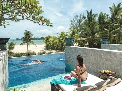 outdoor pool 1 - hotel four seasons - langkawi, malaysia