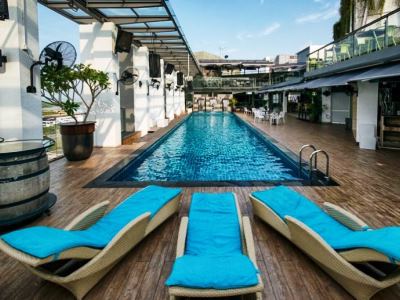 outdoor pool - hotel eco tree - melaka, malaysia