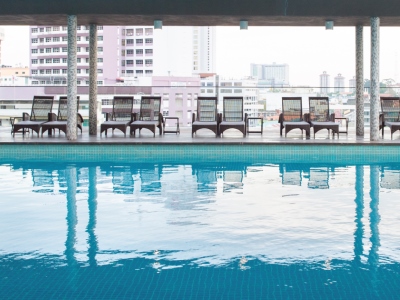 indoor pool - hotel pines - melaka, malaysia