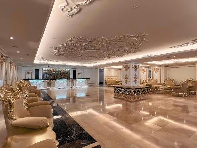 lobby - hotel riverside majestic - puteri wing - kuching, malaysia