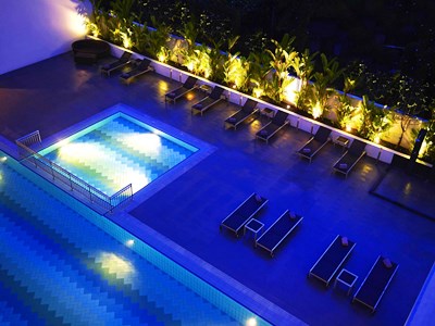 outdoor pool - hotel pullman kuching - kuching, malaysia