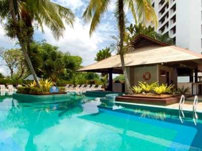outdoor pool - hotel hilton kuching - kuching, malaysia
