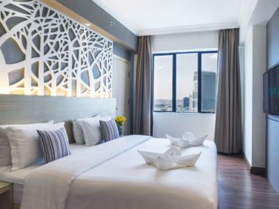 bedroom - hotel crystal crown petaling jaya - petaling jaya, malaysia