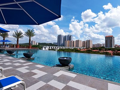 outdoor pool - hotel royale chulan damansara - petaling jaya, malaysia