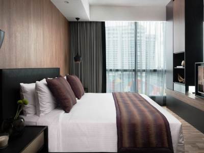 bedroom 1 - hotel somerset damansara uptown - petaling jaya, malaysia
