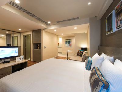 bedroom - hotel ascott sentral - kuala lumpur, malaysia