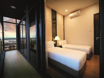 bedroom 1 - hotel dorsett residences bukit bintang - kuala lumpur, malaysia