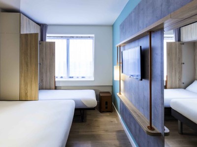 bedroom 1 - hotel ibis budget amsterdam city south - amstelveen, netherlands