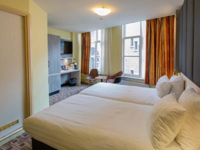 bedroom - hotel xo hotels city centre - amsterdam, netherlands