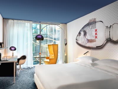 bedroom 13 - hotel andaz amsterdam - amsterdam, netherlands