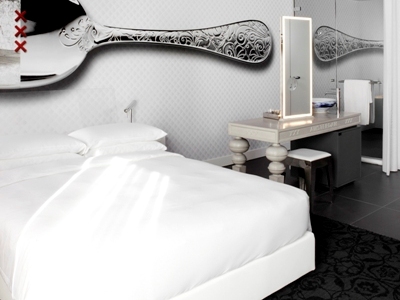 bedroom - hotel andaz amsterdam - amsterdam, netherlands