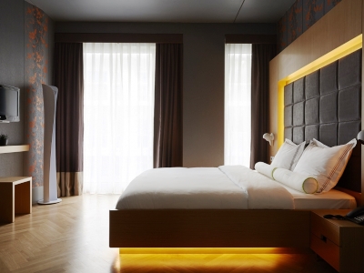 bedroom 1 - hotel amadi park hotel amsterdam - amsterdam, netherlands