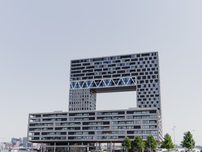 exterior view - hotel pontsteiger - amsterdam, netherlands