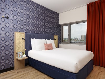 bedroom 1 - hotel citadines sloterdijk station - amsterdam, netherlands