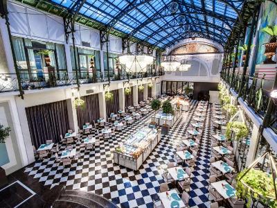 restaurant 1 - hotel anantara grand krasnapolsky - amsterdam, netherlands