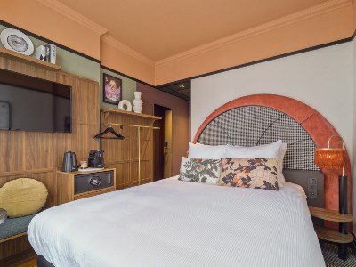 bedroom - hotel jan luyken hotel amsterdam - amsterdam, netherlands
