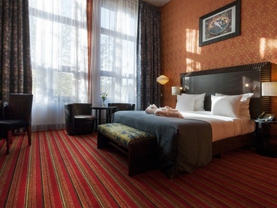 bedroom - hotel grand amrath - amsterdam, netherlands