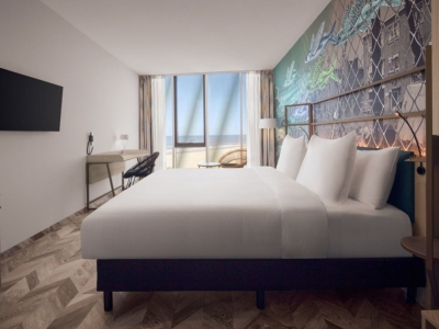 bedroom - hotel inntel hotels den haag marina beach - the hague, netherlands