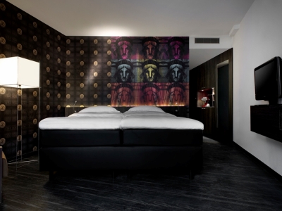 bedroom - hotel mainport - rotterdam, netherlands