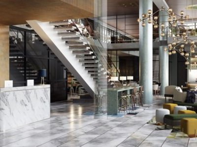 lobby - hotel fletcher boutique hotel slaak-rotterdam - rotterdam, netherlands