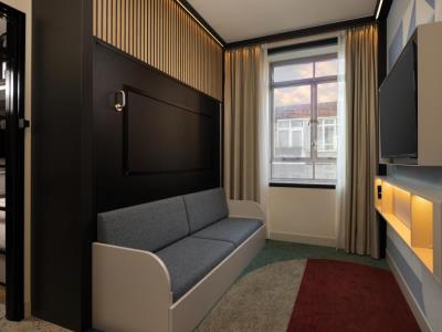 bedroom 7 - hotel motto by hilton rotterdam blaak - rotterdam, netherlands