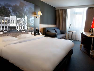bedroom 1 - hotel mercure hotel tilburg centrum - tilburg, netherlands