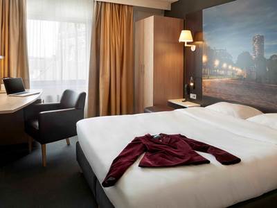 bedroom 2 - hotel mercure hotel tilburg centrum - tilburg, netherlands