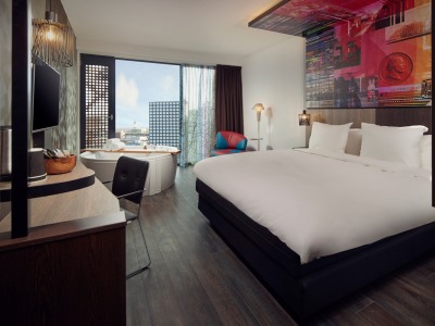 bedroom - hotel inntel hotels utrecht centre - utrecht, netherlands