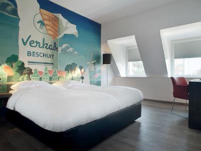 bedroom 1 - hotel inntel amsterdam zaandam - zaandam, netherlands