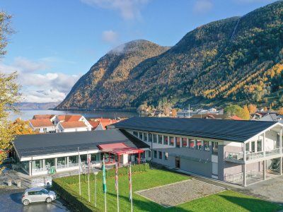 exterior view - hotel blix hotell - vik, norway