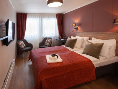 bedroom - hotel blix hotell - vik, norway
