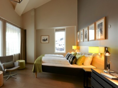 bedroom 1 - hotel myrkdalen mountain resort - myrkdalen, norway