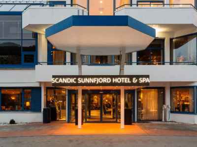 exterior view 1 - hotel scandic sunnfjord hotel and spa - forde, norway