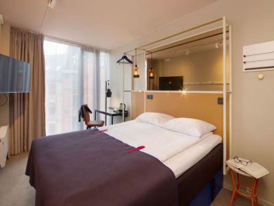 bedroom - hotel scandic grensen - oslo, norway