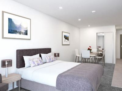 bedroom - hotel ramada suite queenstown remarkables park - queenstown, new zealand