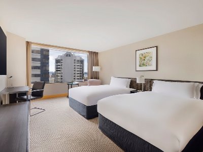 bedroom 2 - hotel jw marriott auckland - auckland, new zealand