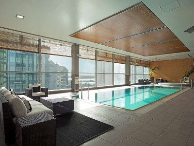 indoor pool - hotel jw marriott auckland - auckland, new zealand