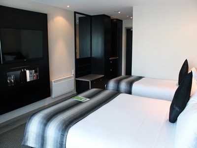 bedroom 2 - hotel copthorne hotel wellington oriental bay - wellington, new zealand