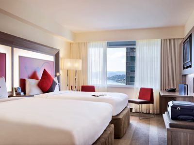 bedroom 2 - hotel novotel wellington - wellington, new zealand