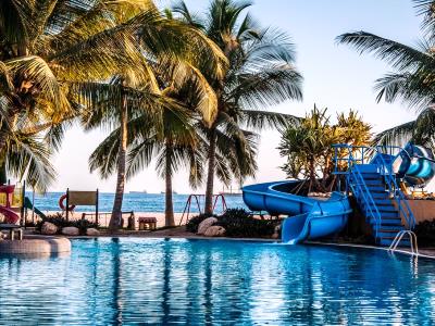 outdoor pool - hotel hilton salalah resort - salalah, oman