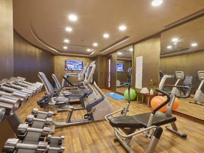 gym - hotel millennium resort salalah residence - salalah, oman