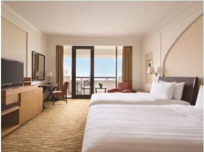 bedroom - hotel shangri-la barr al jissah - al bandar - muscat, oman