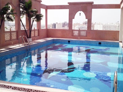 outdoor pool - hotel platinum - muscat, oman