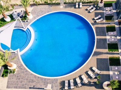 outdoor pool - hotel mercure sohar - sohar, oman